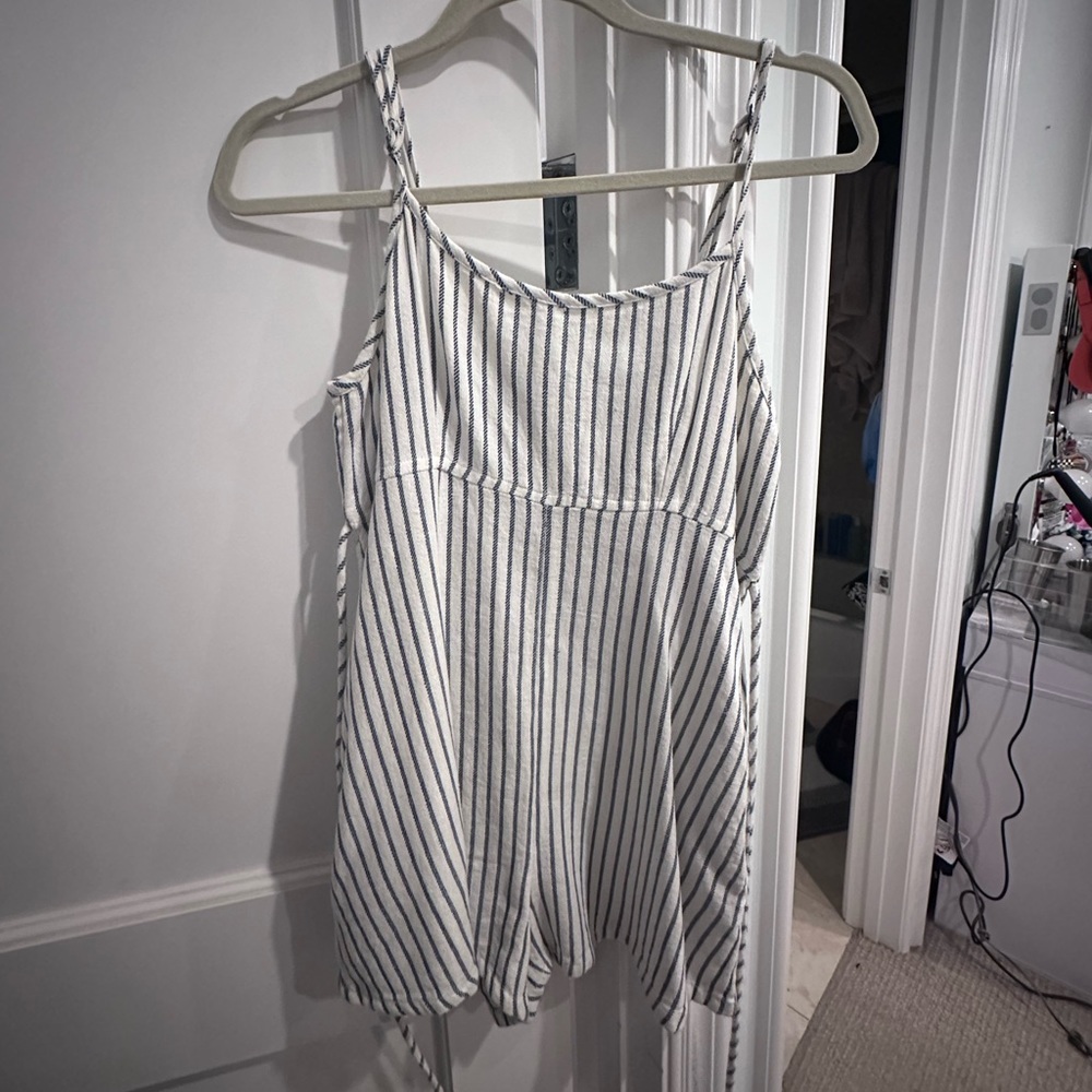 Billabong white/navy romper